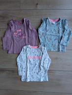 Drie t-shirts lange mouwen Hema maat 80 en 86, Ophalen, Zo goed als nieuw