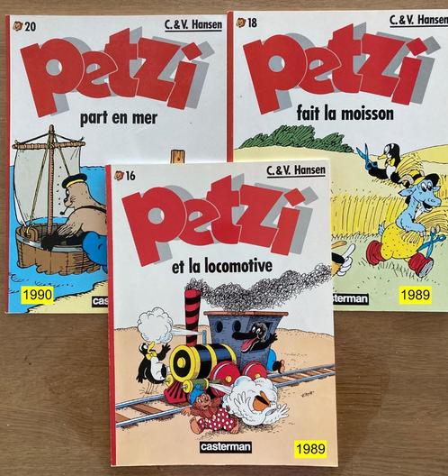 3 albums Petzi réédition 1990 16- 18 - 20, Livres, BD, Comme neuf, Plusieurs BD, Enlèvement ou Envoi