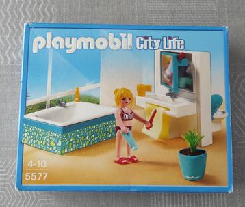 playmobil badkamer, Ophalen of Verzenden, Gebruikt, Complete set