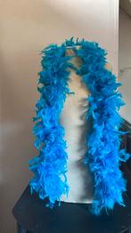 Blauwe boa., Kleding | Dames, Ophalen of Verzenden, Zo goed als nieuw, Maat 36 (S), Accessoires