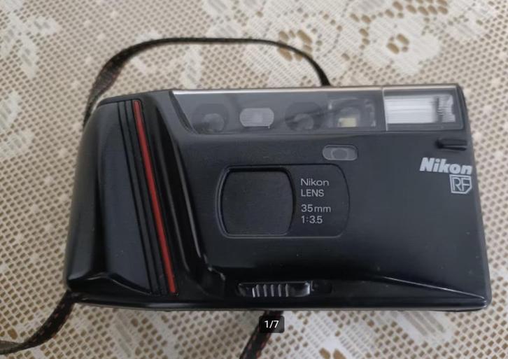 Nikon RF 35mm filmcamera – erfstuk, Audio, Tv en Foto, Fotocamera's Analoog, Gebruikt, Compact, Nikon, Ophalen