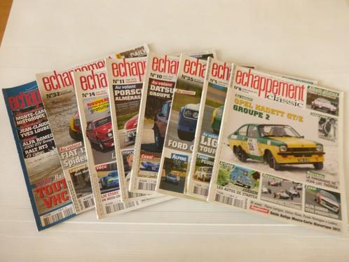 8 stuks Echappement Classic, Boeken, Auto's | Boeken, Gelezen, Algemeen, Ophalen