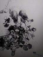 Véliçkoviç. Oude gesigneerde gravure., Antiek en Kunst, Ophalen of Verzenden