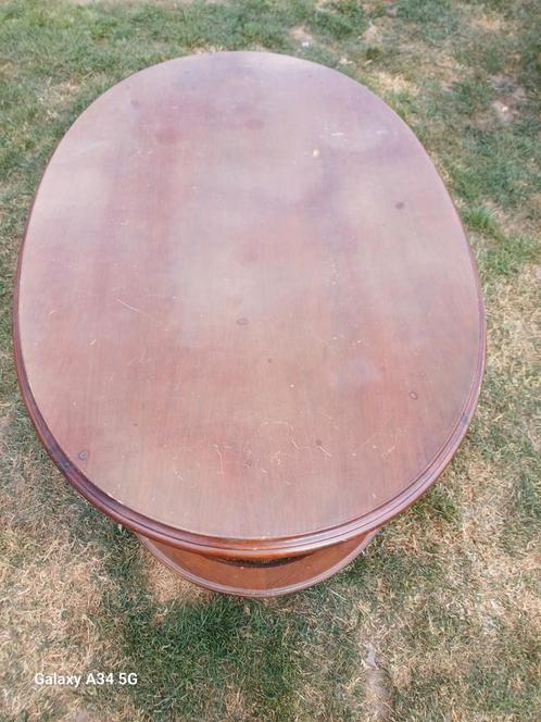 Zeer mooie ovale woonkamertafel met lade voor een lage prijs, Antiek en Kunst, Antiek | Meubels | Tafels, Ophalen