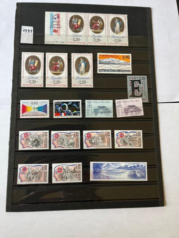 Postzegels & blocs Frankrijk 1989 beschikbaar voor biedingen