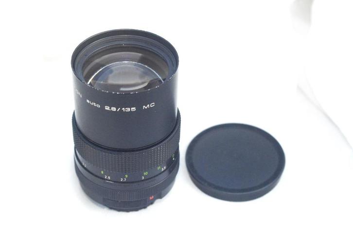 Pentacon 135mm 2.8 M42 + mogelijke adapterring, Audio, Tv en Foto, Fotocamera's Analoog, Gebruikt, Spiegelreflex, Overige Merken