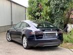 Tesla Model S S60d 2014 185.000 - BTW WAGEN - BATTERIJ KAPOT, Auto's, Automaat, Beige, Leder, 5 deurs