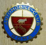 Badge auto Automobile Club Rome jaren 60, Enlèvement ou Envoi, Utilisé, Voitures