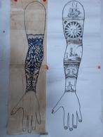 Dessins de tatouage Delft & Mtess (Mikpjt) design, Enlèvement ou Envoi