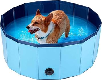 Piscine pliable pour chien LIVRAISON GRATUITE ET RAPIDE, Envoi, Neuf