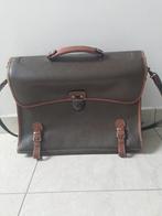 Vintage boekentas, Handtassen en Accessoires, Tassen | Schooltassen, Ophalen, Gebruikt, Aktetas of Boekentas, Leer
