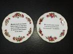 2 prachtige sierborden met spreuk bavaria Schinling Feston., Enlèvement ou Envoi