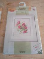 Borduurpakket lanarte flower& gardens collection  pioen, Hobby en Vrije tijd, Ophalen, Nieuw, Borduurpakket