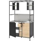 Ikea Kitchenette te koop, Ophalen, Staal of Inox, Zwart, Overige typen