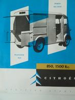 folder CITROËN HZ camionette oldtimer foodtruck brochure, Boeken, Catalogussen en Folders, Verzenden, Folder