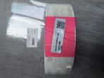 Ruban réfléchissant blanc 50 mètres 55mm large valeur 3€/M, Enlèvement, Neuf