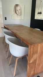 Eettafel oude teak geschikt voor binnen en buiten, Huis en Inrichting, Tafels | Eettafels, Ophalen, Zo goed als nieuw