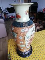 Vase chinois brun vert H50cm, Maison & Meubles, Noir, Enlèvement