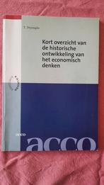 Kort overzicht van de historische ontwikkeling van het econo, Boeken, Economie, Management en Marketing, Nieuw, T. Dejonghe, Ophalen