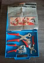 POWERFIX Gatentangenset in handige koffer, Ophalen of Verzenden, Gebruikt, Gereedschap of Accessoires
