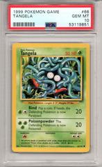 Tangela Psa 10 Base set unlimited, Ophalen of Verzenden, Zo goed als nieuw
