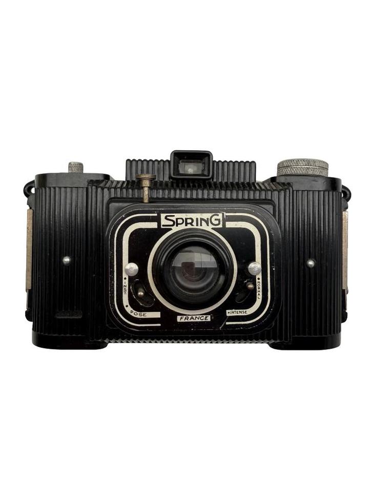 Fex Spring 6x9 — Vintage bakelieten camera — Frankrijk, Verzamelen, Foto-apparatuur en Filmapparatuur, Fototoestel, 1940 tot 1960