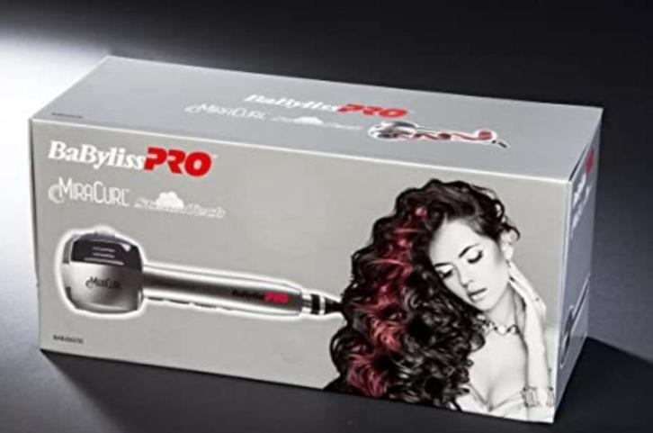 BaByliss Pro Miracurl Steamtech Krultang, Handtassen en Accessoires, Uiterlijk | Haarverzorging, Zo goed als nieuw, Krultang of Stijltang