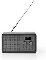 Nedis RDDB5110BK Dab+ Radio 4,5 W Fm Klok & Wekkerfunctie Zw, Ophalen of Verzenden, Zo goed als nieuw, Radio