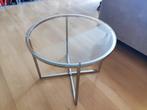 Glass coffee table, Huis en Inrichting, Tafels | Salontafels, Ophalen, 50 tot 100 cm, Rond, 50 tot 100 cm