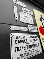 Lot emaille borden, Enlèvement ou Envoi, Utilisé, Panneau publicitaire