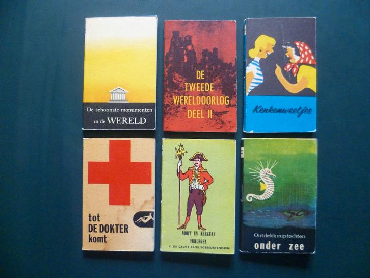 Mijn bibliotheek mini boekjes  x 6 Franco - Suisse à 3 €/st, Verzamelen, Overige Verzamelen, Gebruikt, Ophalen of Verzenden