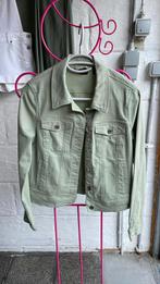 Groene jeansjas maat small, Kleding | Dames, Jassen | Zomer, Groen, Gedragen, Ophalen of Verzenden, Maat 36 (S)