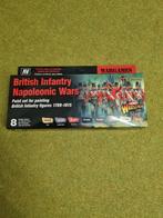 Vallejo Warlord Games British Infantey Napoleonic Verf Set, Ophalen of Verzenden, Zo goed als nieuw