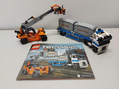 Lego Technic - 42062 - Container Yard, Kinderen en Baby's, Speelgoed | Duplo en Lego, Zo goed als nieuw, Lego, Complete set, Ophalen of Verzenden