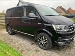 Vw Caravelle T6 Highline dubbel kabine 2019, Auto's, 4 cilinders, Volkswagen, Zwart, Leder