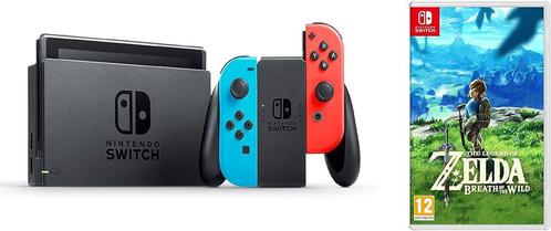 Nintendo Switch V2 + The Legend of Zelda, Consoles de jeu & Jeux vidéo, Consoles de jeu | Nintendo Switch, Comme neuf, Switch 2019 Upgrade