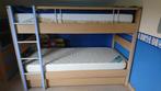 Lits superposés en hêtre avec matelas, bureau, armoires vitr, Kinderen en Baby's, Ophalen, Zo goed als nieuw, Stapelbed
