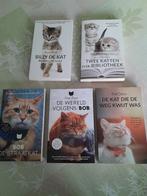 5 boeken met kattenverhaal - NIEUW ONGELEZEN, Ophalen of Verzenden, Nieuw