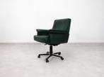 De Sede DS35 - Swivel desk chair in green leather, Ophalen of Verzenden, Gebruikt, Groen, Bureaustoel