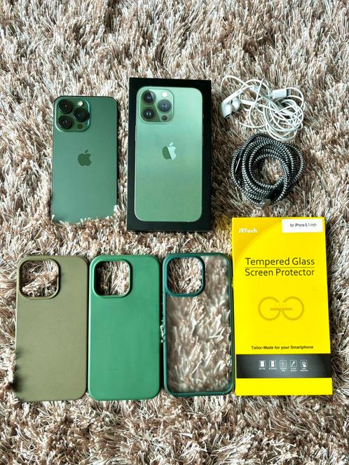 iPhone 13 Pro 256 Go – Vert Alpin, Télécoms, Téléphonie mobile | Apple iPhone, Comme neuf, 256 GB, Sans abonnement, Sans simlock