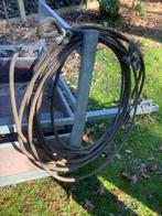 stalen kabel met 2 ogen  ongeveer 15 m, Ophalen, Gebruikt