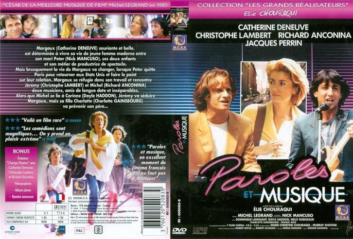 Le DVD Paroles et musique de Élie Chouraqui, Cd's en Dvd's, Dvd's | Komedie, Zo goed als nieuw, Romantische komedie, Alle leeftijden
