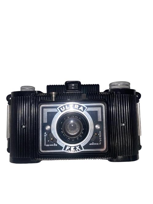 Ultra Fex telescopische camera — Fex — bakeliet Frankrijk, Verzamelen, Foto-apparatuur en Filmapparatuur, Fototoestel, 1940 tot 1960