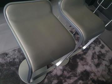 LAPALMA LEM barkrukken/taupe,grijs&zwart LEDER/ la palma beschikbaar voor biedingen