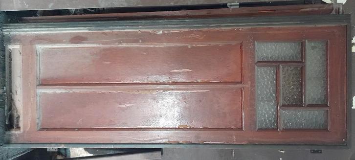 Antieke deuren van uit een herenhuis, Doe-het-zelf en Bouw, Deuren en Vliegenramen, Gebruikt, Binnendeur, 215 cm of meer, Minder dan 80 cm