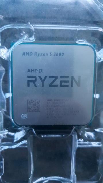 CPU Ryzen 5 3600, Informatique & Logiciels, Processeurs, Enlèvement ou Envoi, Comme neuf