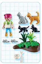 Playmobil 4493 Enfant famille de chats, Enfants & Bébés, Jouets | Playmobil, Ensemble complet, Utilisé