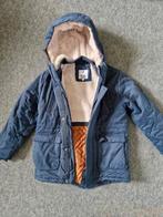 Donkerblauwe winterjas mt 128, Kinderen en Baby's, Kinderkleding | Maat 92, Ophalen of Verzenden, Gebruikt, Jas