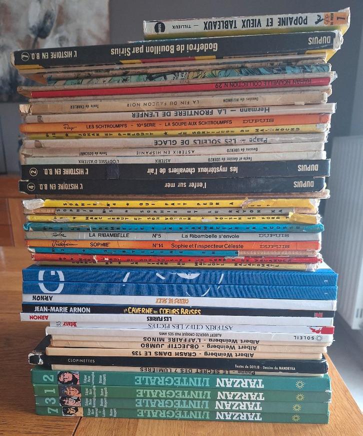 45 BDs - neuf & ancien, Livres, BD, Utilisé, Plusieurs BD, Enlèvement ou Envoi