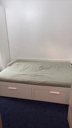 Bed met matras, Huis en Inrichting, Ophalen, Zo goed als nieuw, 90 cm